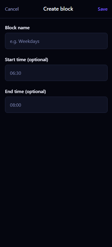 Alarm groups